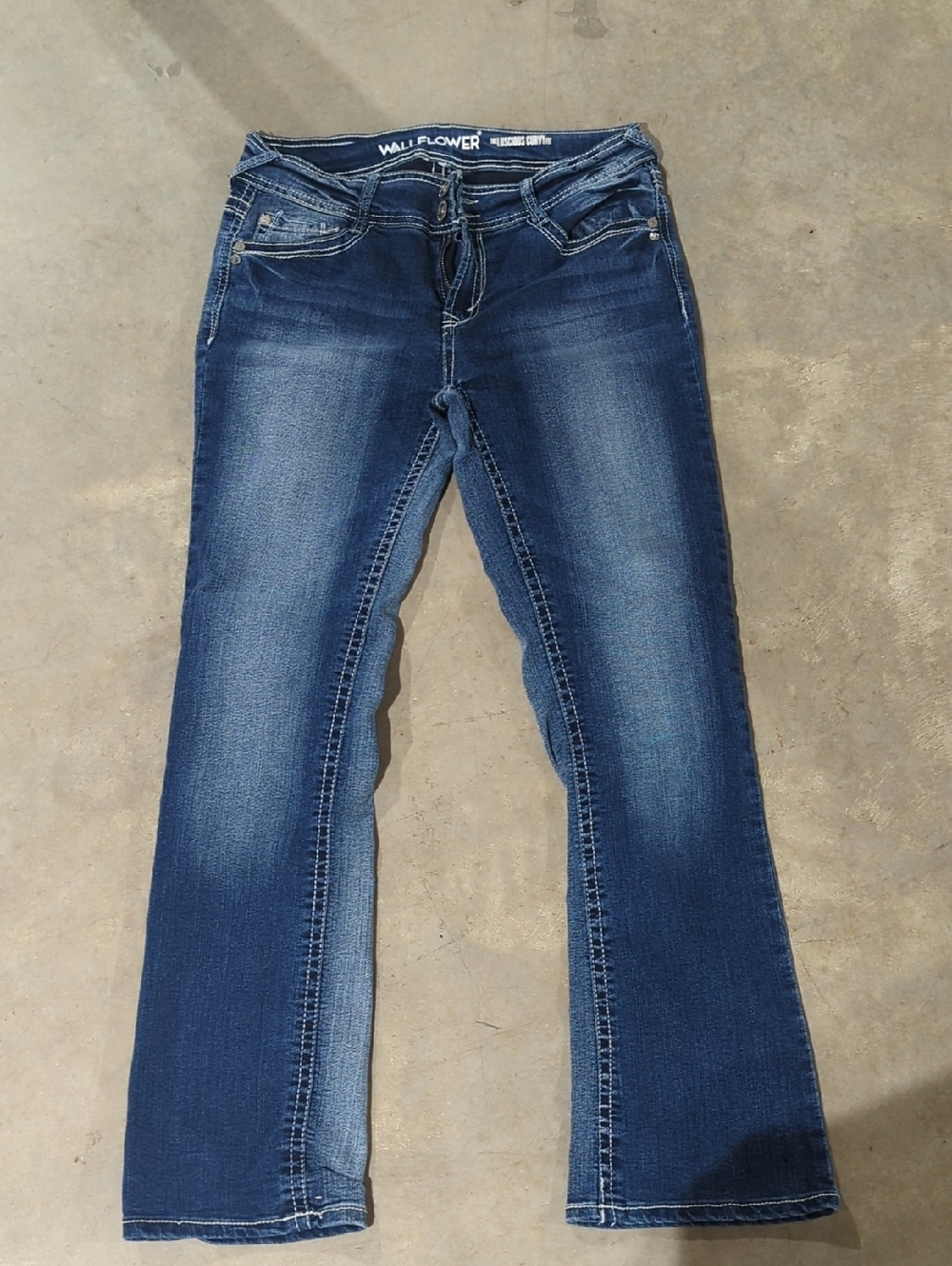 Wallflower Dark Blue Flared Jeans